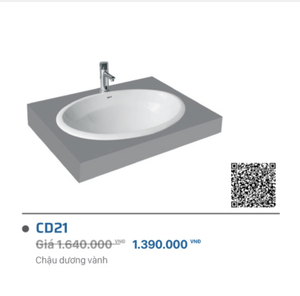 Lavabo Viglacera CD21