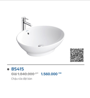 Lavabo Viglacera BS415