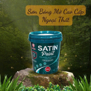 SATIN pain sơn bóng mờ ngoại thất cao cấp