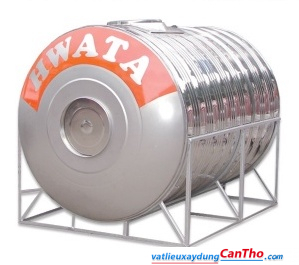 Bồn chứa nước Inox Hwata 3000 lít nằm đường kính 1420